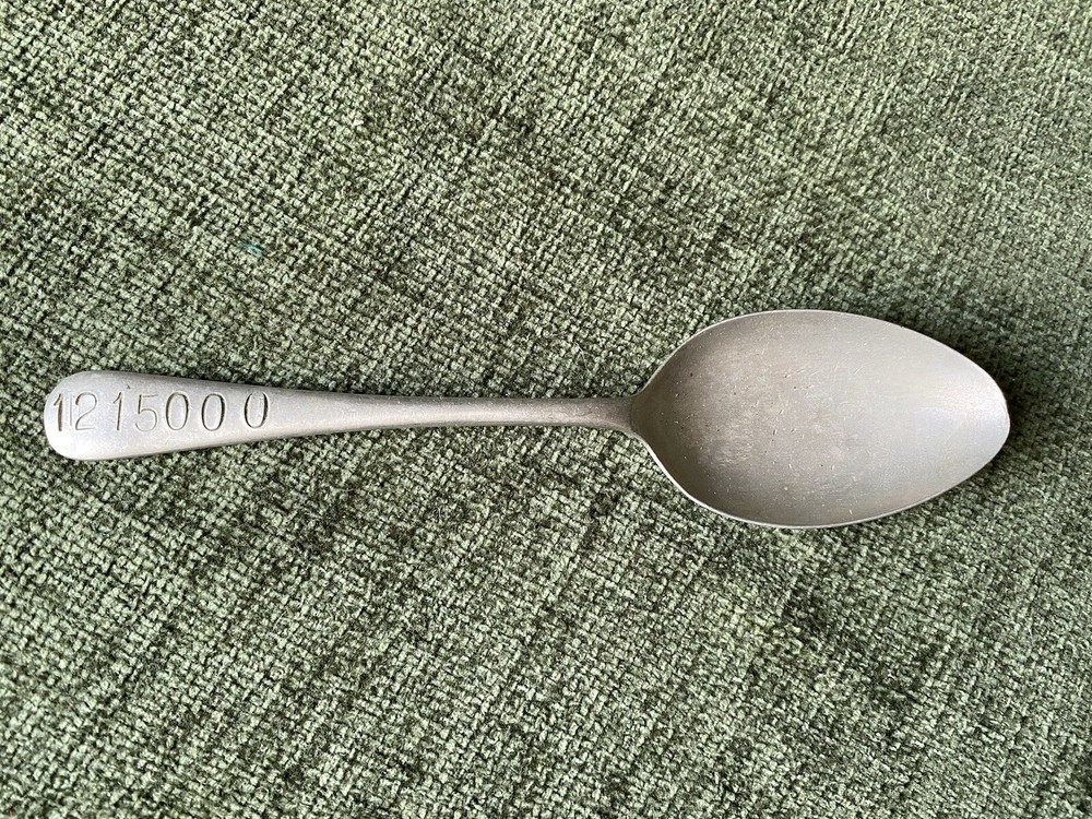 ARMY SOLDIERS NUMBERED CUTLERY SPOON-Viners Ltd-P468