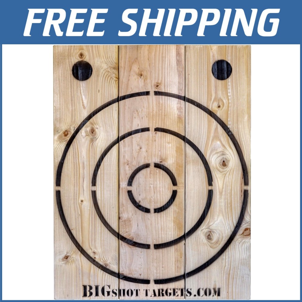 Official Size Rectangular Axe Throwing Target with Hanging Chain and Opener=