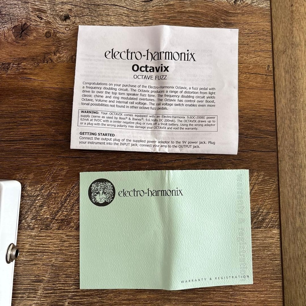 electro-harmonix octavix octave fuzz fuzz