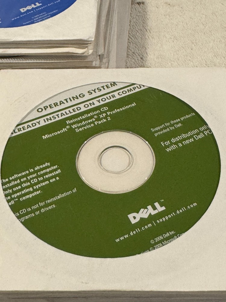 Dell Reinstallation CD Win XP Pro SP2 - CD ONLY NEW/SEALED!!!