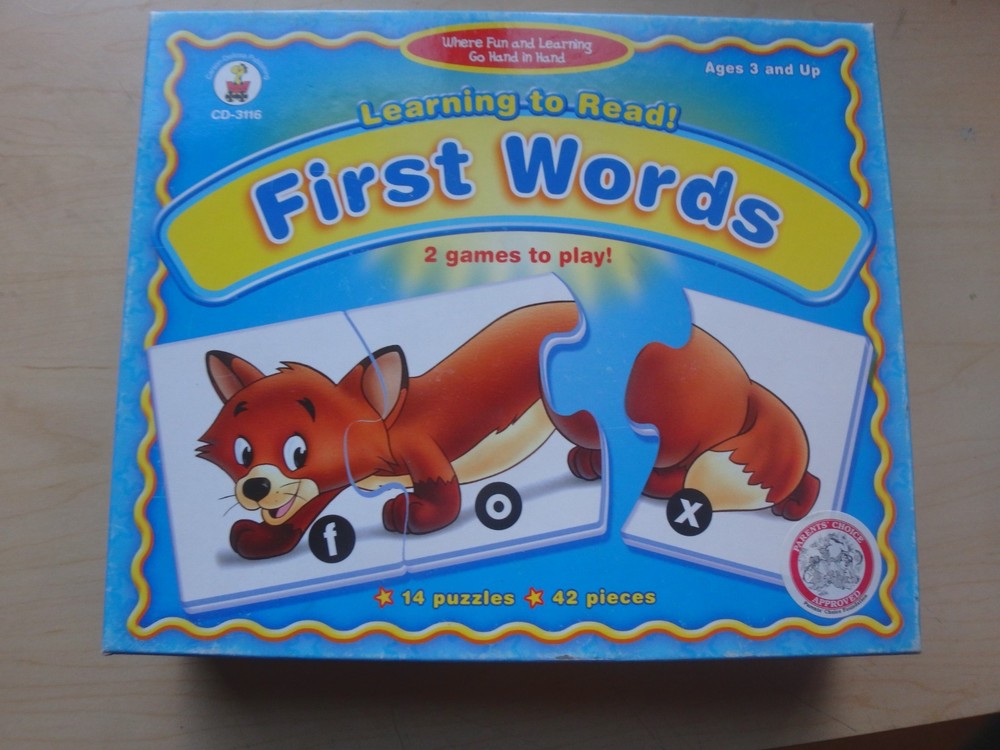 Carson-Dellosa Learn-To-Read First Words Game
