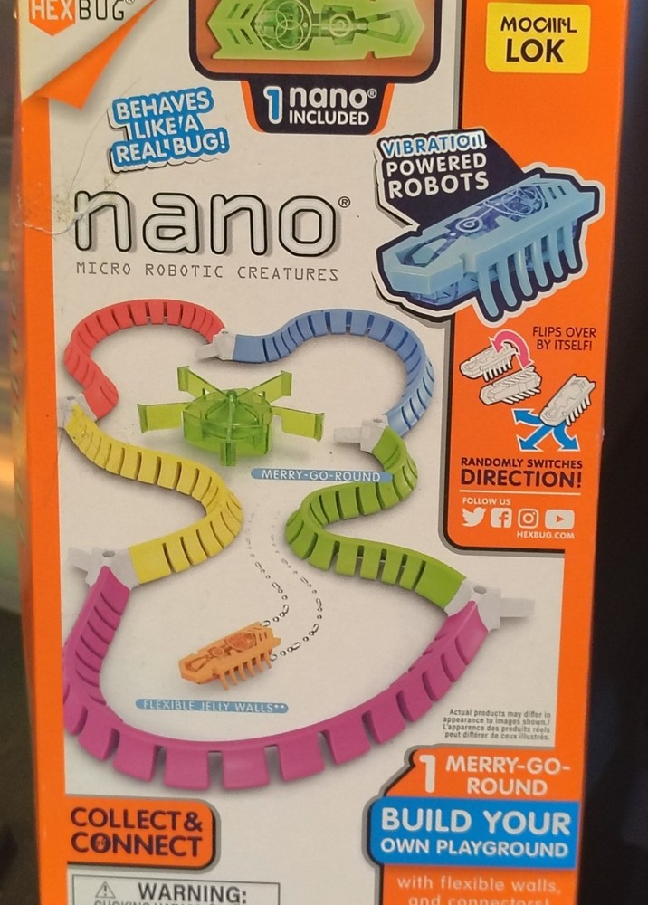 Hexbug Nano Micro Robotic Creatures Playground Merry Go Round Set New