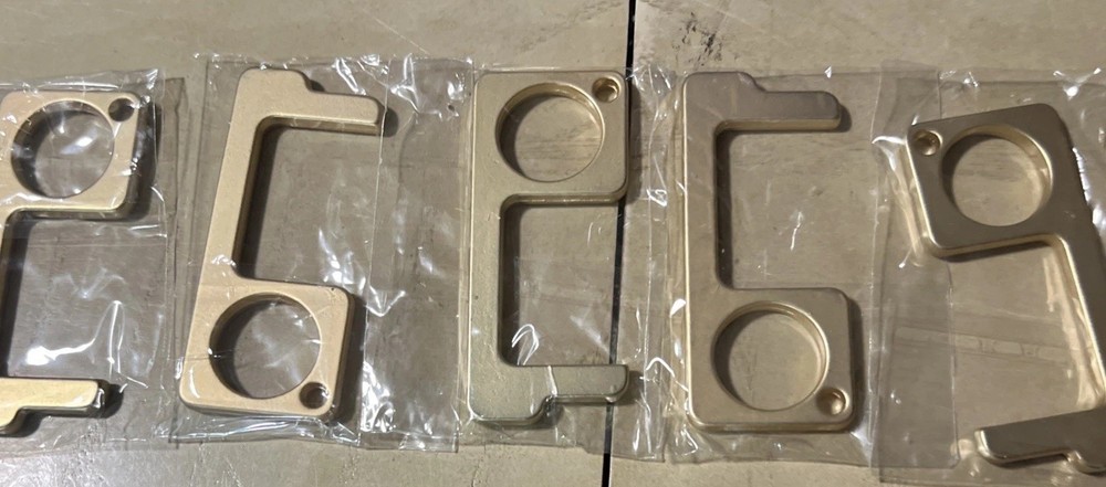 EDC Door Opener Handle Key Touchless Gold