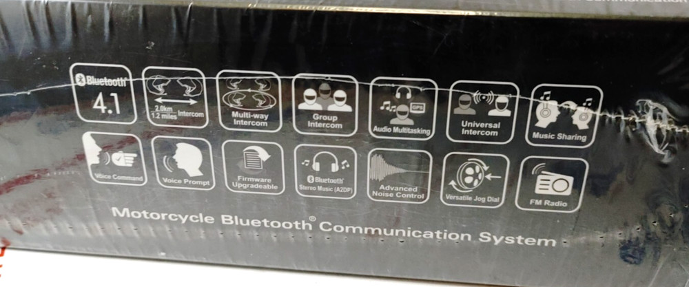 Single SENA 20S BlueTooth 4.1 Motorcycle Helmet Communication Intercom Headset