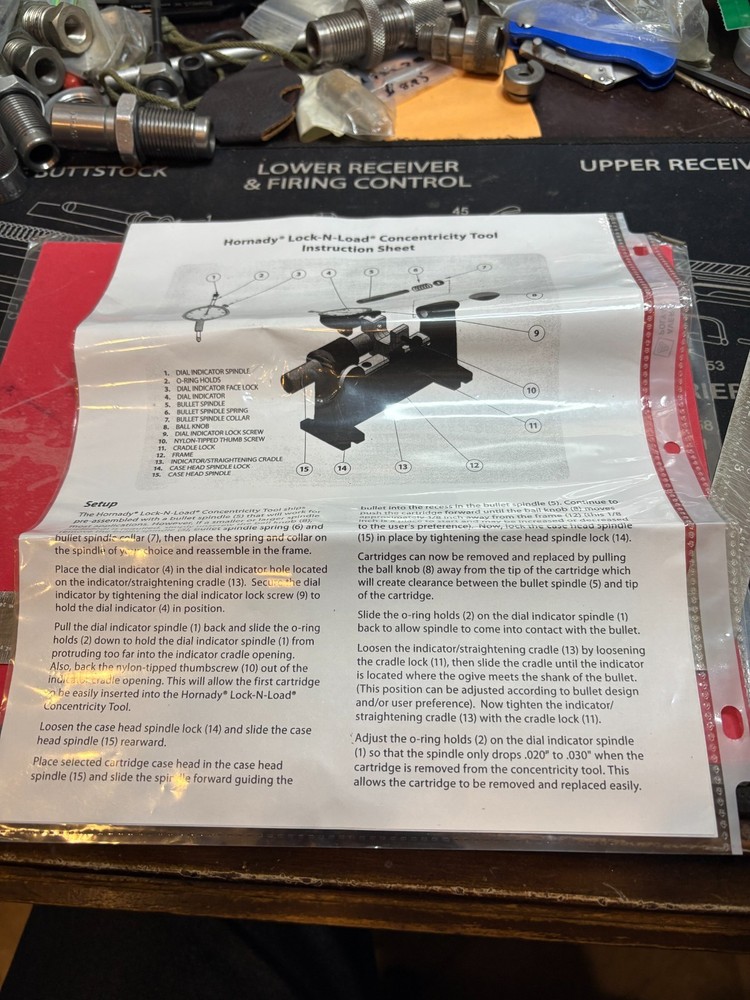 HORNADY LOCK-N-LOAD Concentricity Tool (NEW)