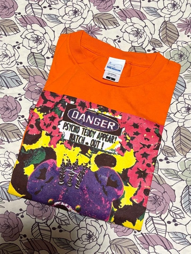 and S size hide Tshirt PSYCHOBEAR Psycho Bear