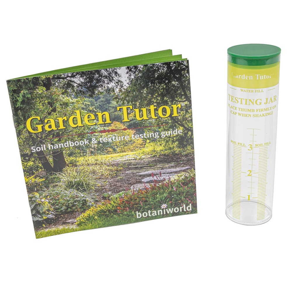 Soil Texture Test Kit Test Soil Structure Calibrated Testing Jar Measure Soil La