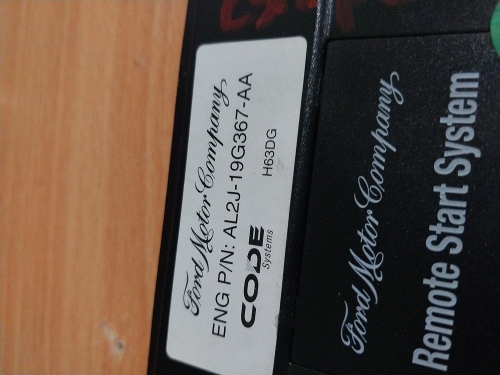 13-16 Ford Escape Remote Start System Module AL2J-19G367-AA