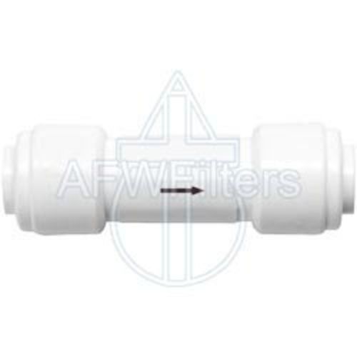 Inline Check Valve w/ 3/8" Quick Connect (Push Connect) Fittings for Reverse ...