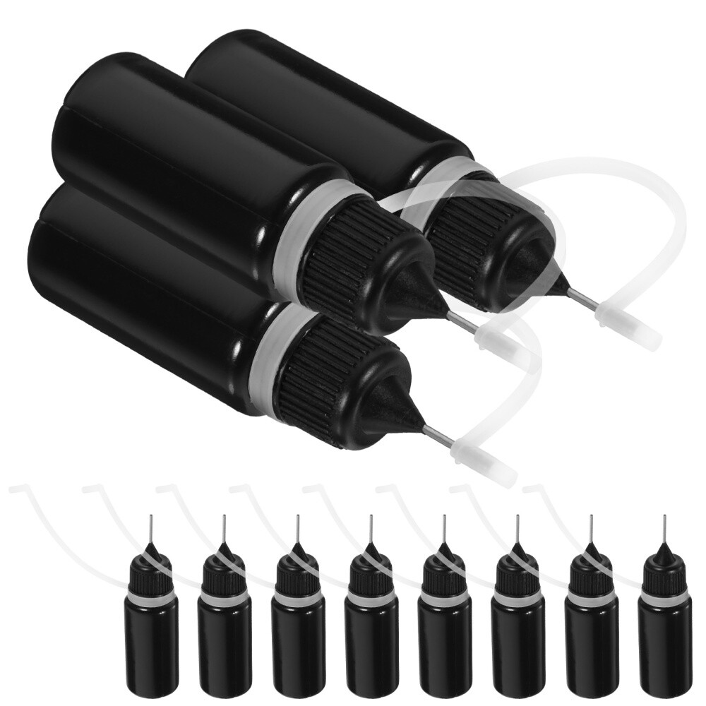 20Pcs Translucent Glue Bottles Industrial Squeeze Bottle Empty Filling Container