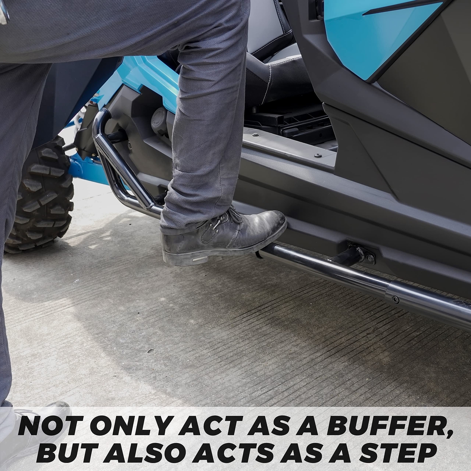 KEMIMOTO For Polaris RZR XP 4 1000/ 4 900 Turbo 2015-2023 Nerf Bars Rock Sliders