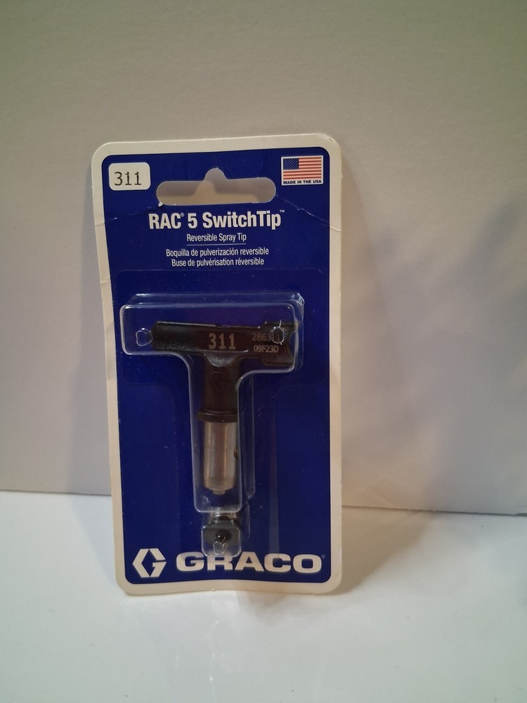 Graco RAC 5 SwitchTip 311 Reversible Spray Gun Tip Model 286311
