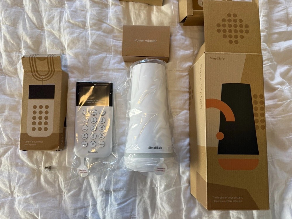SimpliSafe Base Station, Keypad, and Stake Set
