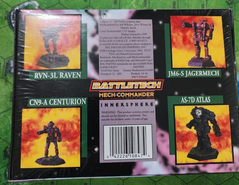 *SEALED* RAL PARTHA: BattleTech: Mech Commander - Inner Sphere Box Set