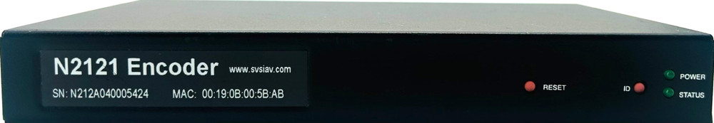 SVSI N2121 ENCODER AV OVER IP TRANSMITTER NETWORK