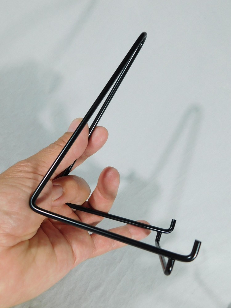 Easel Display Stand Large Sized Black Metal