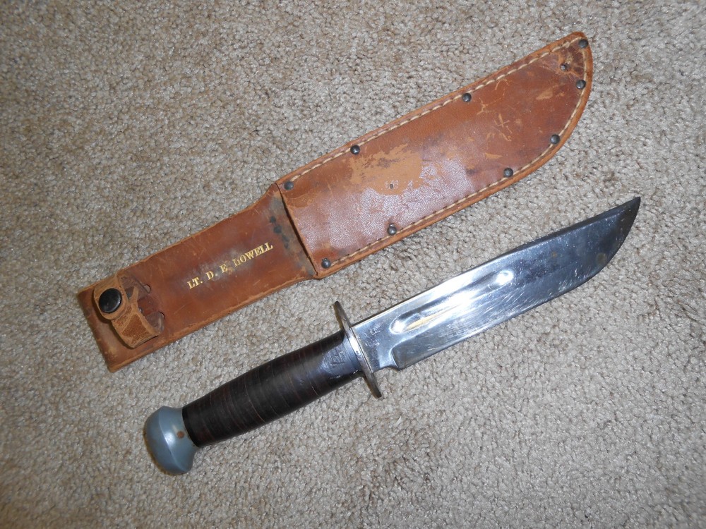 Original WW2 NAMED Fighting Knife PAL RH36