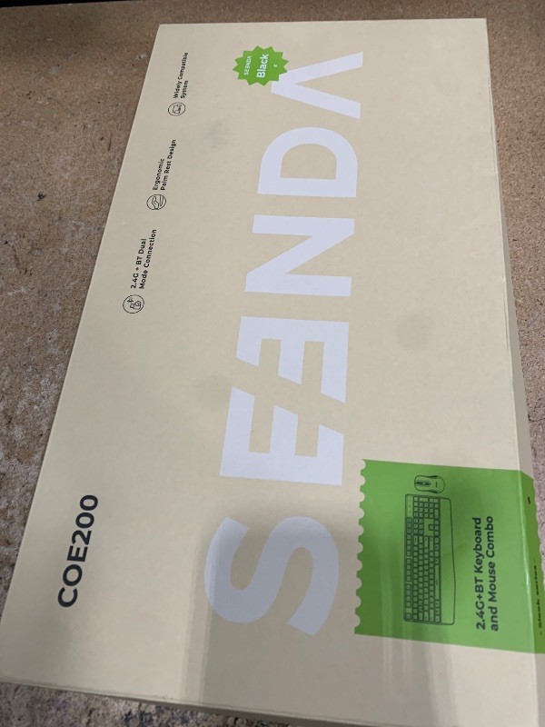 Seenda COE200 Wireless & Bluetooth Keyboard & Mouse USB+Bluetooth Multi-Device