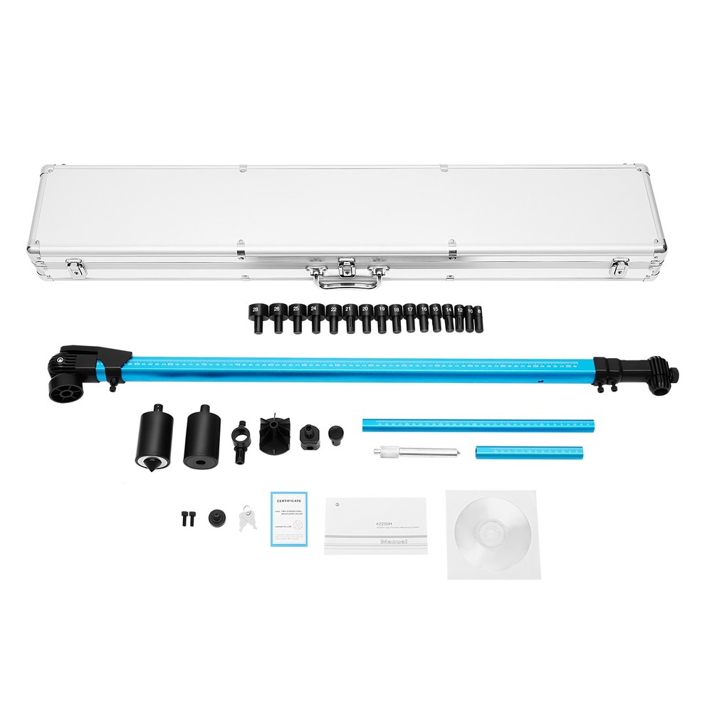 Auto Body Frame Machine 2D Measuring Ruler System High-precision W/ 3D Adapter