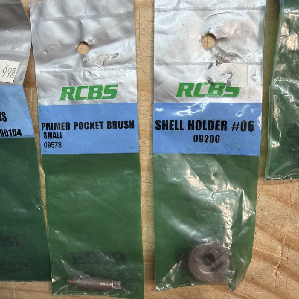 RCBS Reloading Shell Holders Recapping Pins Locking Rings 09216, 09206, 09578