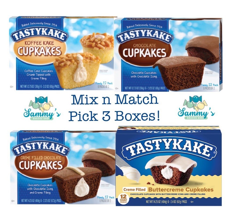 Tastykake Assorted Cupcakes Pick Your Own 3!