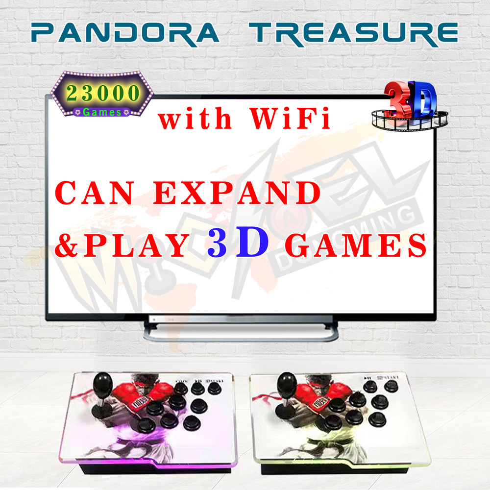Pandora Box 3D WiFi 23000 Games Separable Retro Game Arcade Console Double Stick