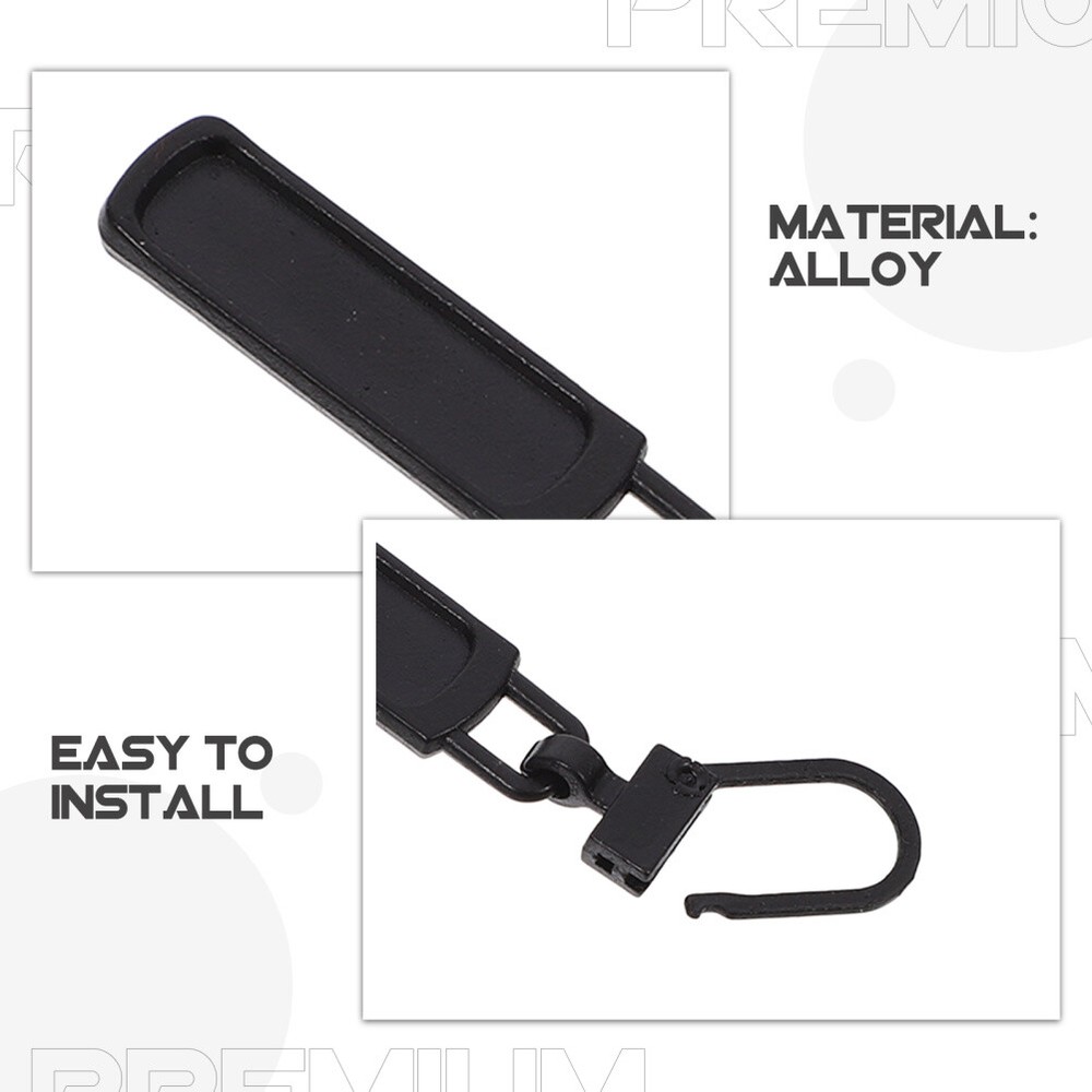 10PCS Zipper Pulls Tags Broken Zipper Handle Zipper Tag Replacement Garment