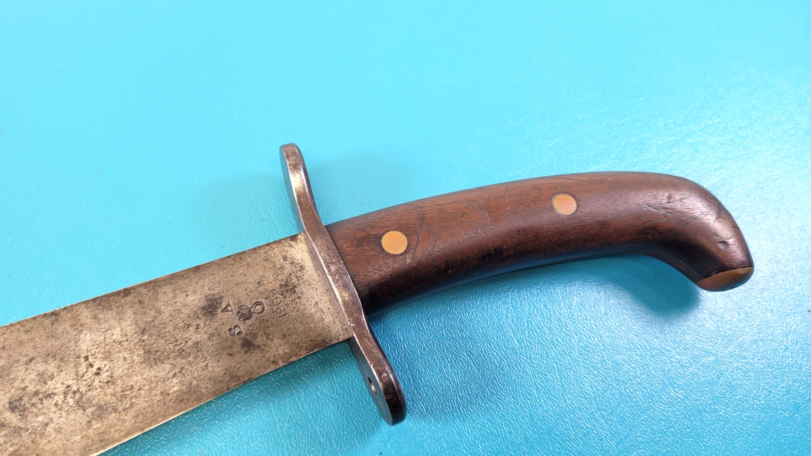 Pre WWI US Army Model 1909 Bolo Knife Machete Knife 1st Year S/N# 3163 TR734