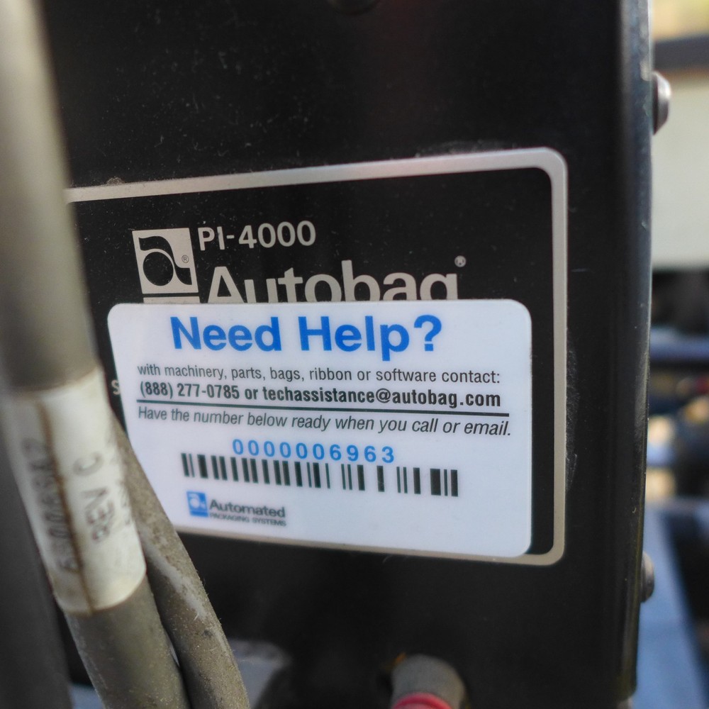AUTOBAG HS-100 AUTOMATED BAGGING SYSTEM LABEL PRINTER / ACCU SCALE 220