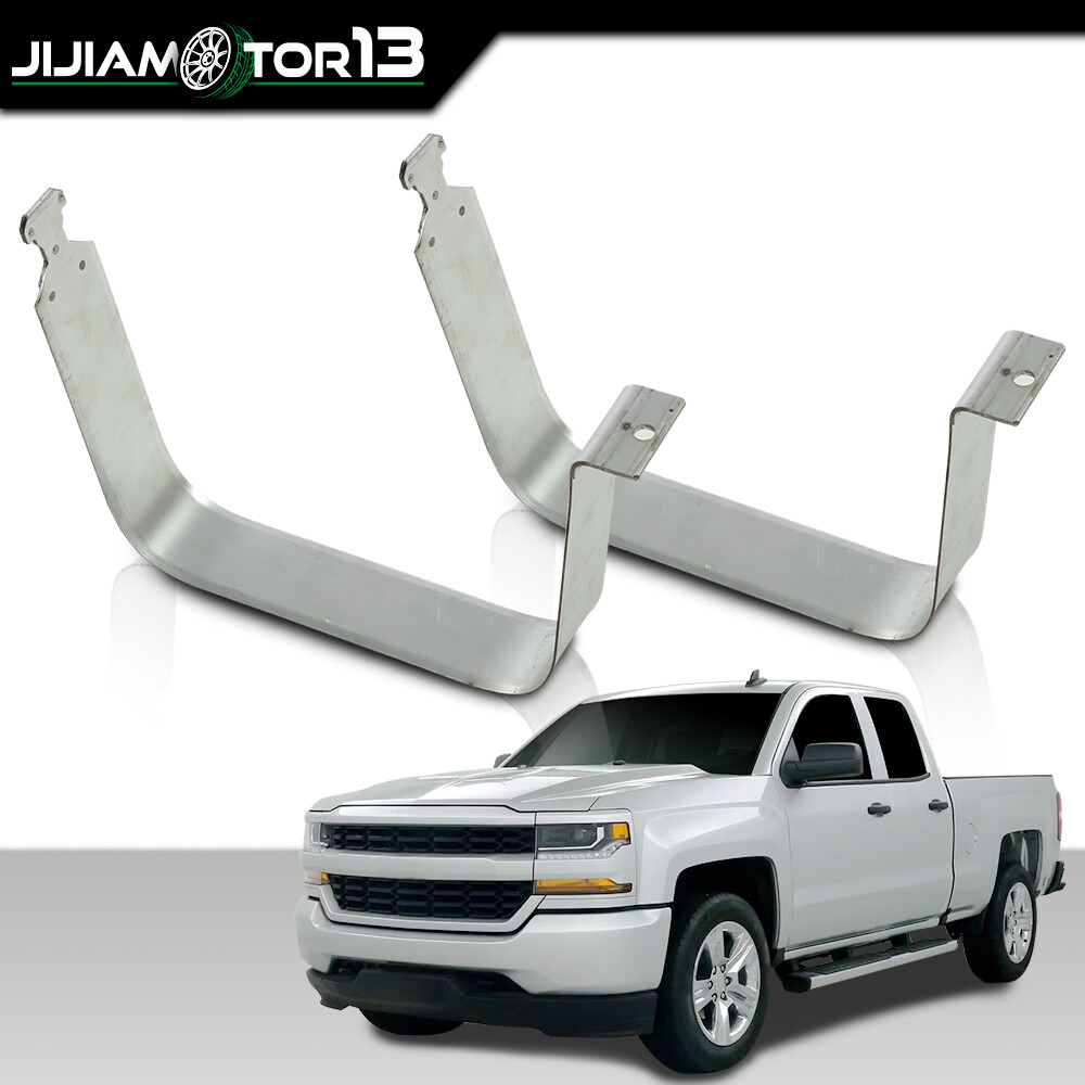 Pair Fuel Tank Straps Fit For Chevy Silverado GMC Sierra 1500 2500 3500 99-19
