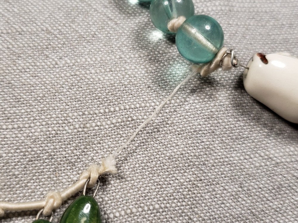 Beautiful Rosary Noah's Ark Ceramic Beads Prayer Religious Christian Gift C32