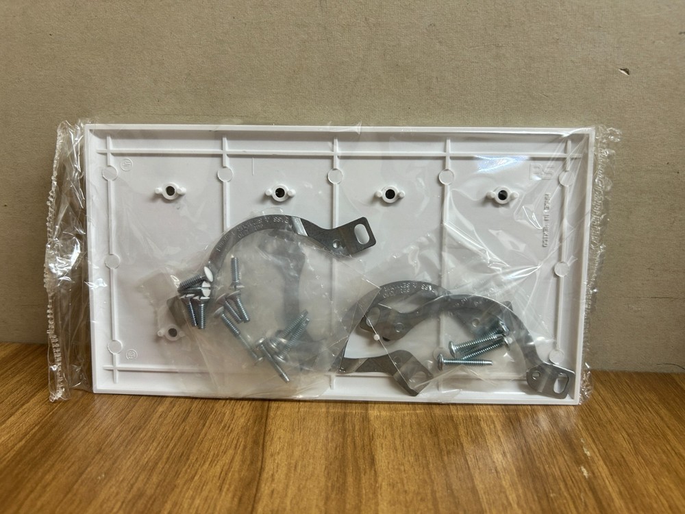 Legrand SP44-W Plastic Wall Plate Smooth 10 Pack