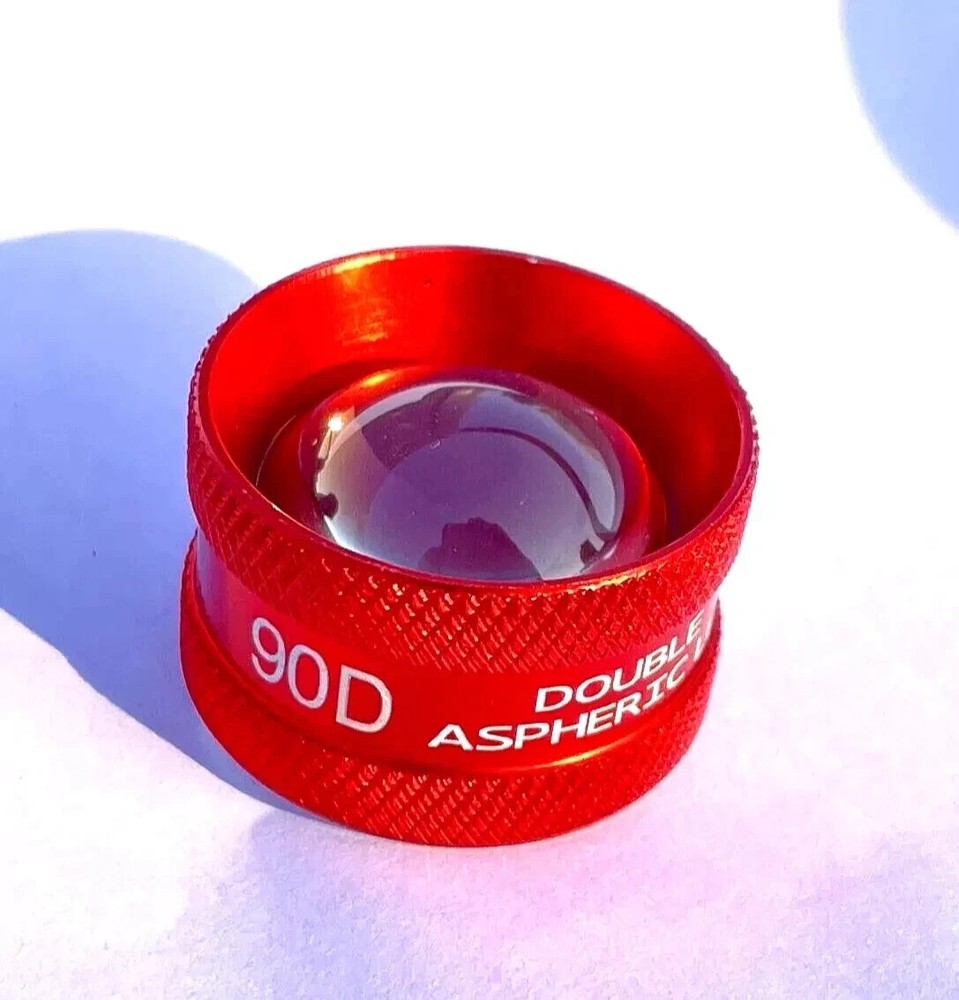 90D Double Aspheric Lens for Slit Lamp – Includes Original Box – High-Quality