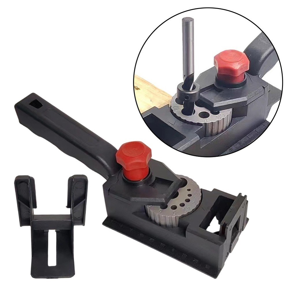 Dowel Drill Guide Adjustable Locator Integrated Drill Sleeve for Chippl