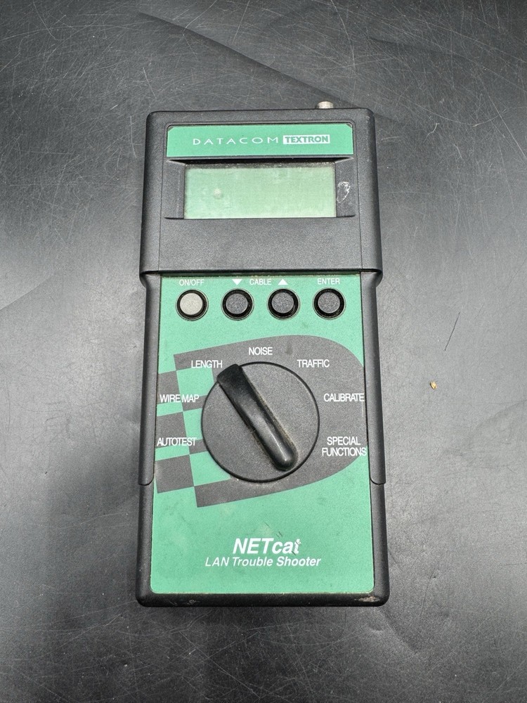 DATACOM TEXTRON NETcat 800 LAN Trouble Shooter Network Cable Tester
