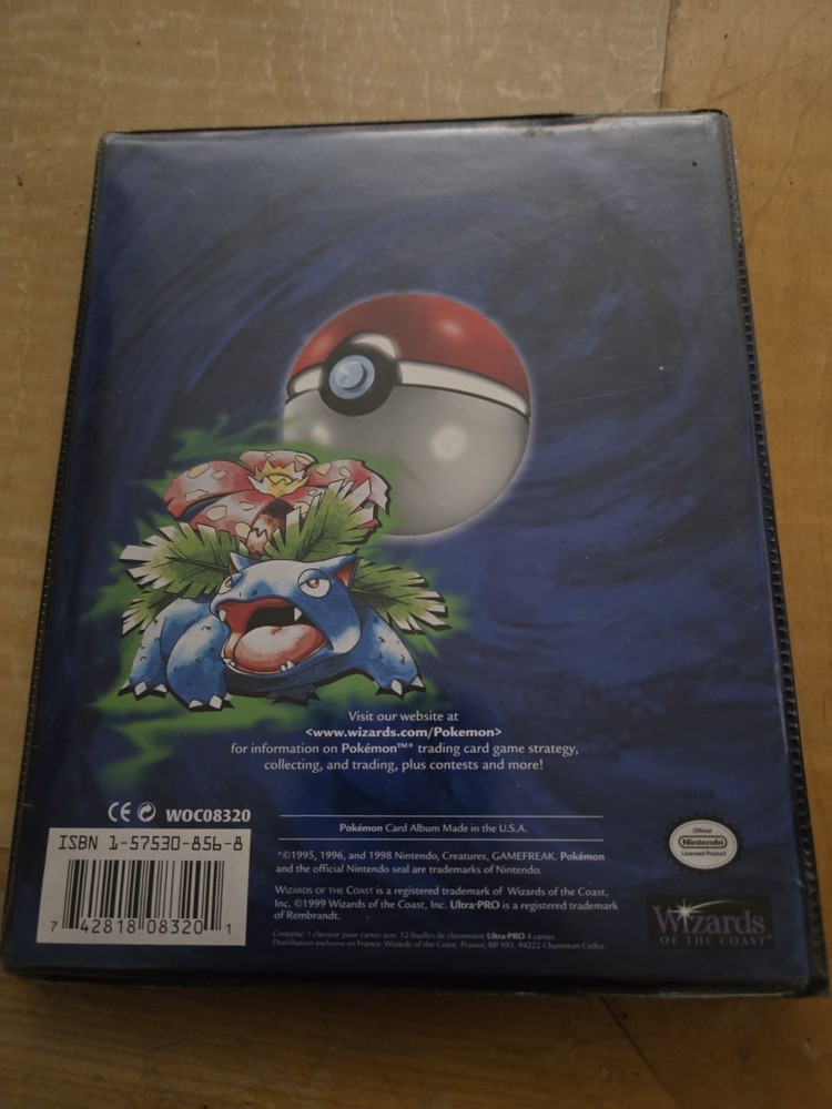 Vintage Pokemon Binder Empty