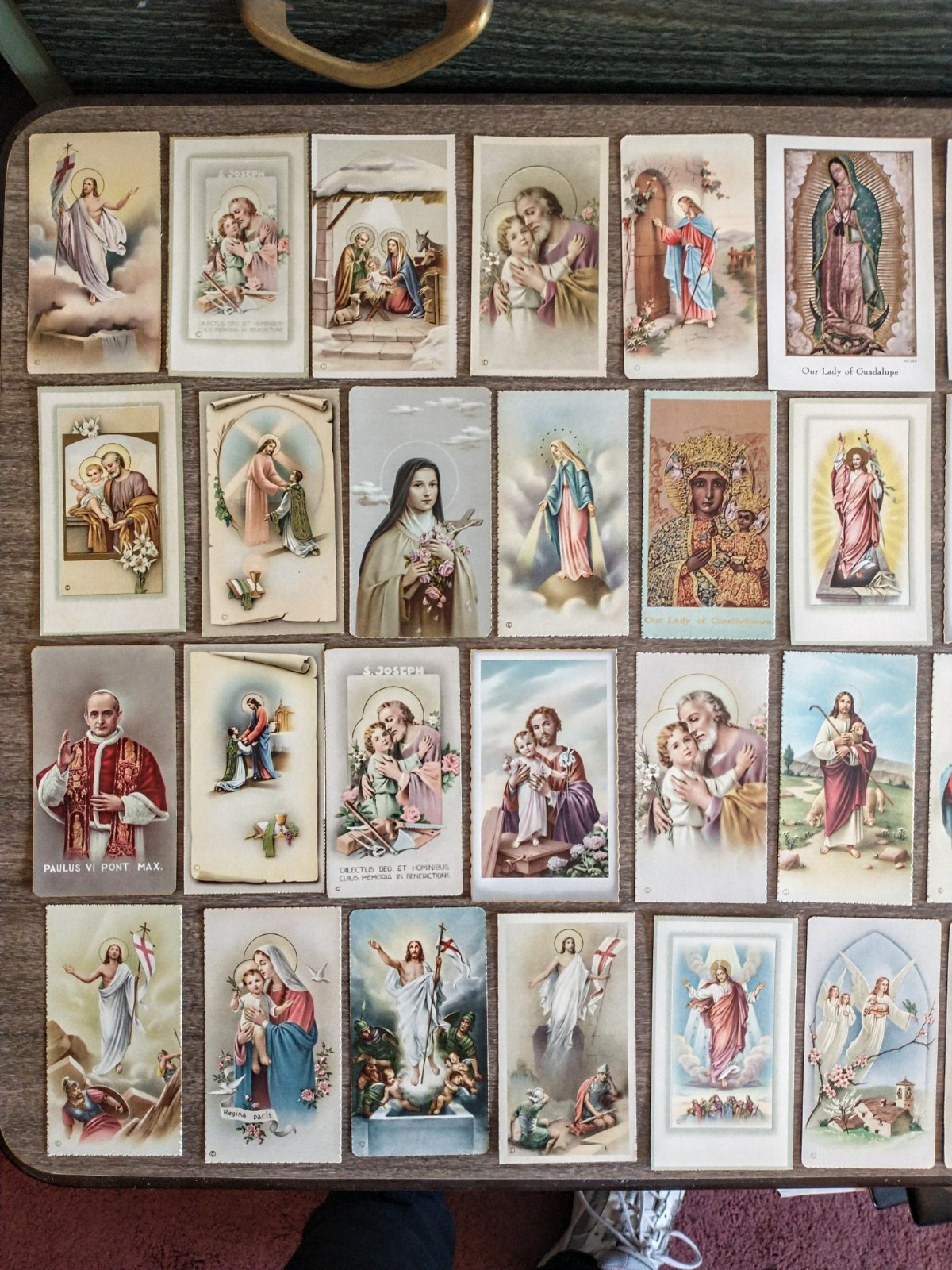 39 DIFFERENT VTG Holy Cards Religious Lithos 2 1/4" x4 1/4" Italy UNUSED & MINT