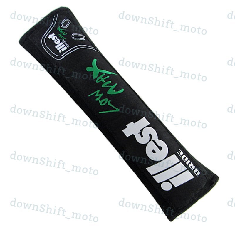 X2 Black JDM ILLEST BRIDE Seat Belt Cover Shoulder Pads Embroidery for Honda New