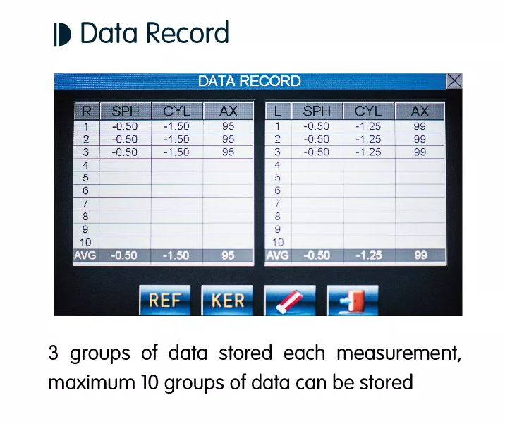 7" TFT Touch Screen Auto-Refractor Keratometer Ophthalmic Refractometer RFK-920