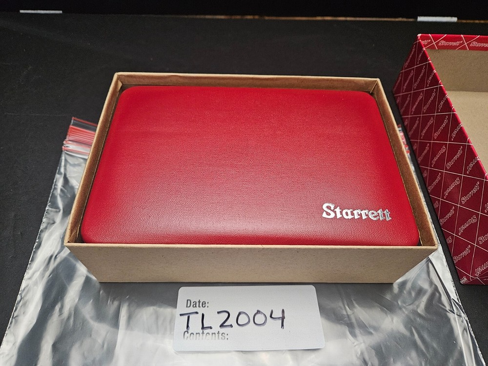 STARRETT #708MACZ DIAL TEST INDICATOR W/ATTACHMENTS, DOVE TAIL MOUNT, YELLOW