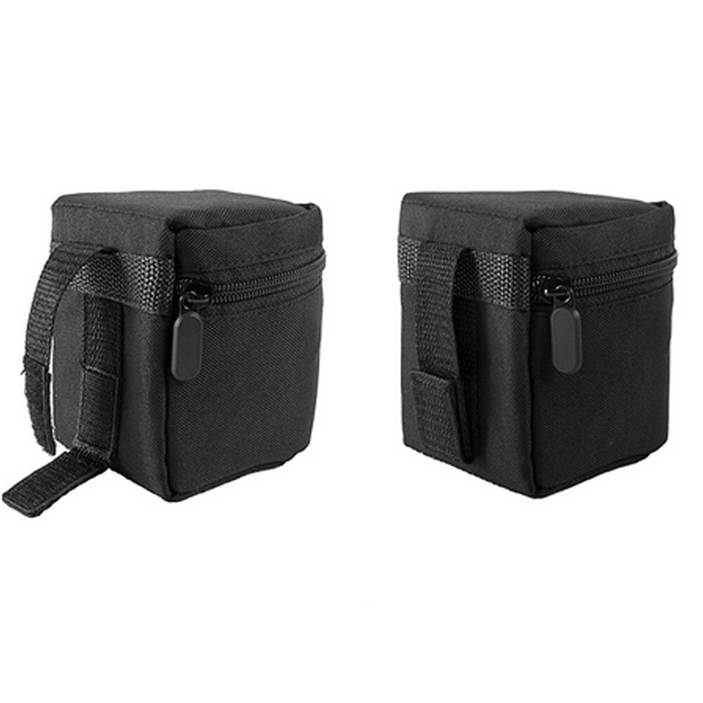 2/4 PCS Camera Lens Bag Small Padded Protective Pouch Cover Shockproof Case