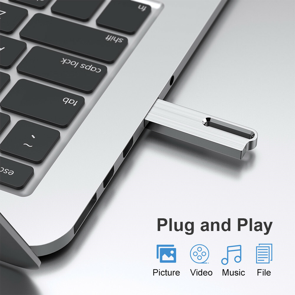 USB 3.0 Flash Drive 32GB 64GB Lot Pack Memory Stick Metal Waterproof Pen Drive