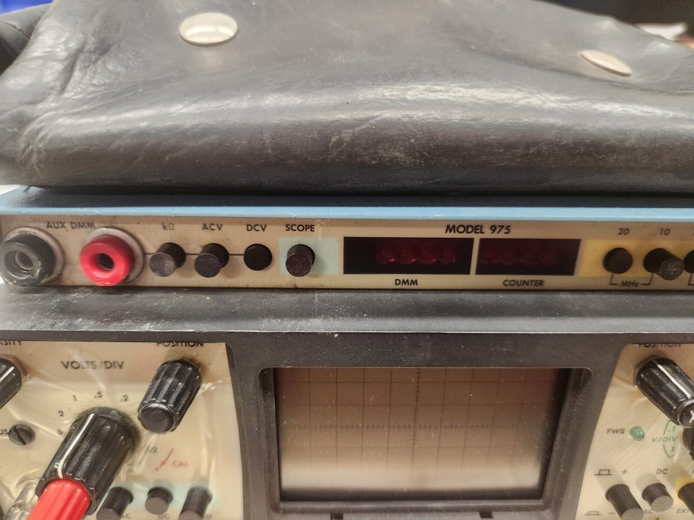 VU-DATA Corp OSCILLOSCOPE Model PS915/975 Mini Scope DMM Combo! With Tech Manual