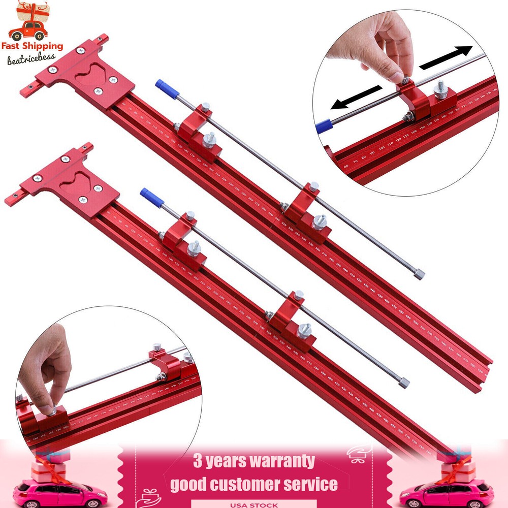 Parallel Rail Guide System Track Saw Woodworking Guide Carpentry Tool Set 120cm