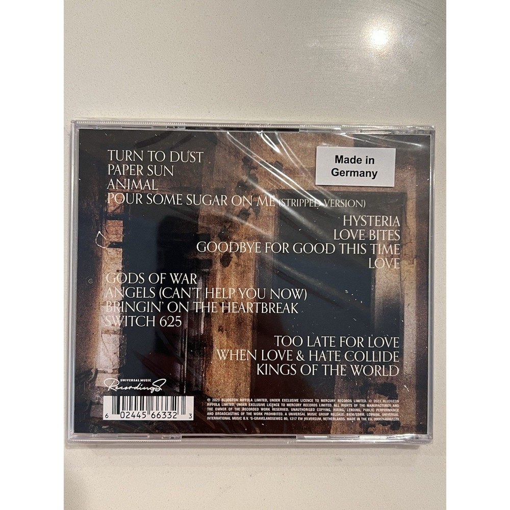 Def Leppard SIGNED Drastic Symphonies CD Autographed ACOA Authenticated #15