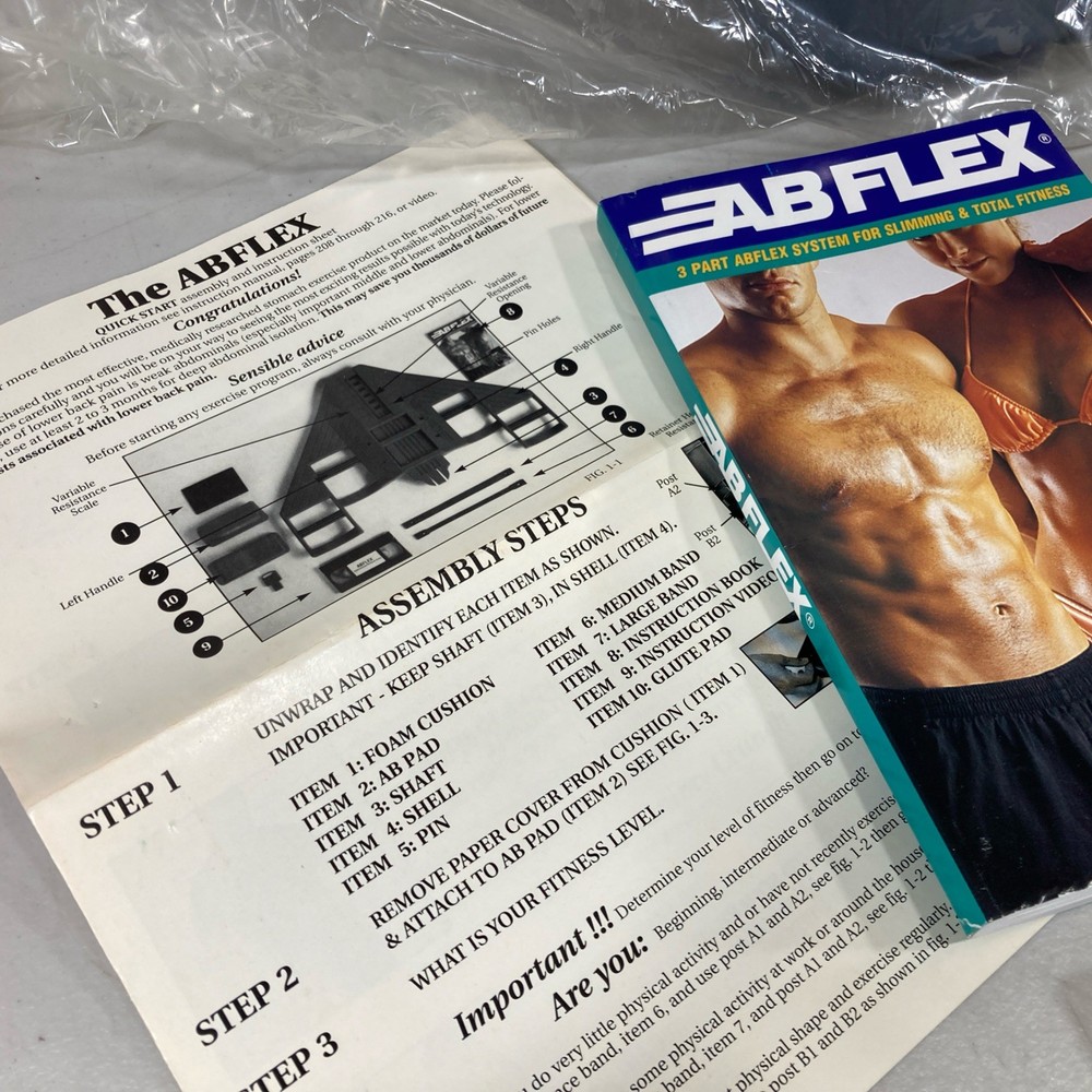 1990s ABFlex Rapid Abdominal workout Development Machine AB Flex As Seen on TV