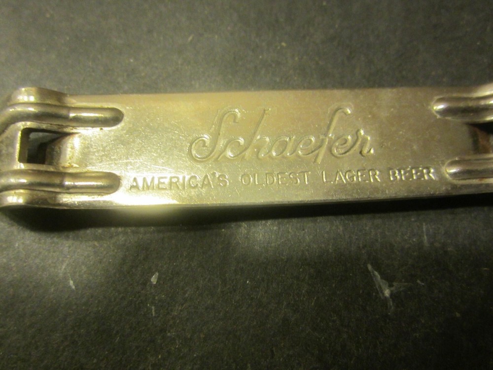 SCHAEFER BEER ADVERTISING CAN OPENER