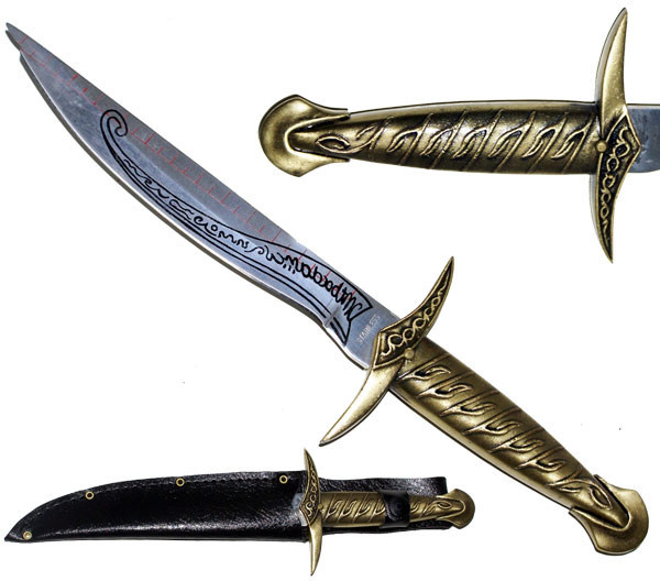 Fantasy Sting Dagger with Leather Sheath