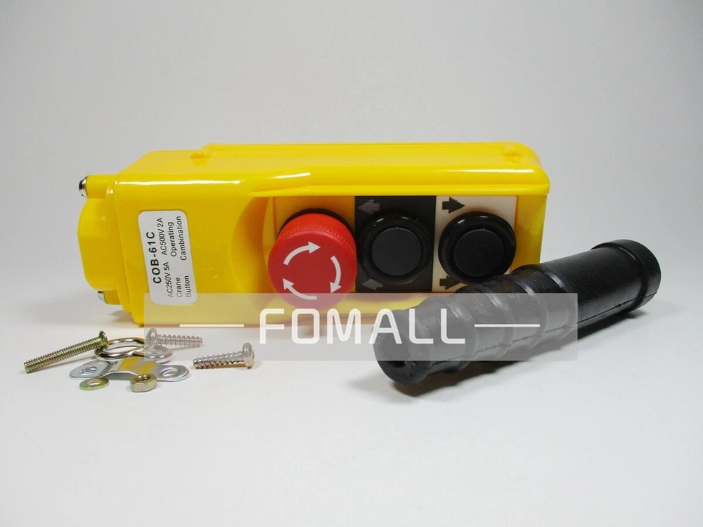 1PCS COB-61C COB Crane Hoist Control Button switch Single speed