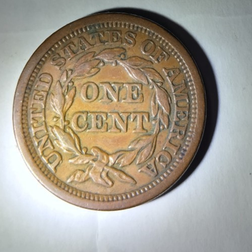1853 very nice Large one Cent liberty coin